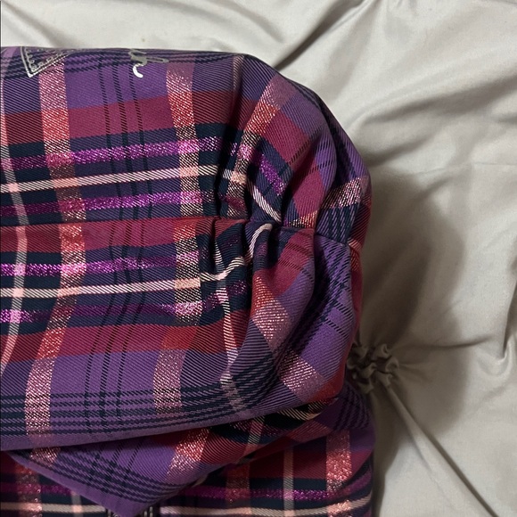Coach Poppy classic tan and purple tartan large tote (lot of 2, not separating) - Picture 8 of 16
